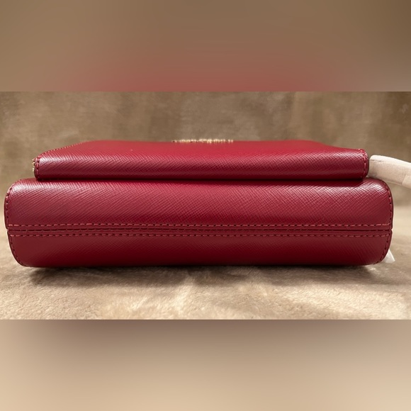 ❤️ NWT Red Kate Spade Staci Dual Zip Around Crossbody - Picture 7 of 11